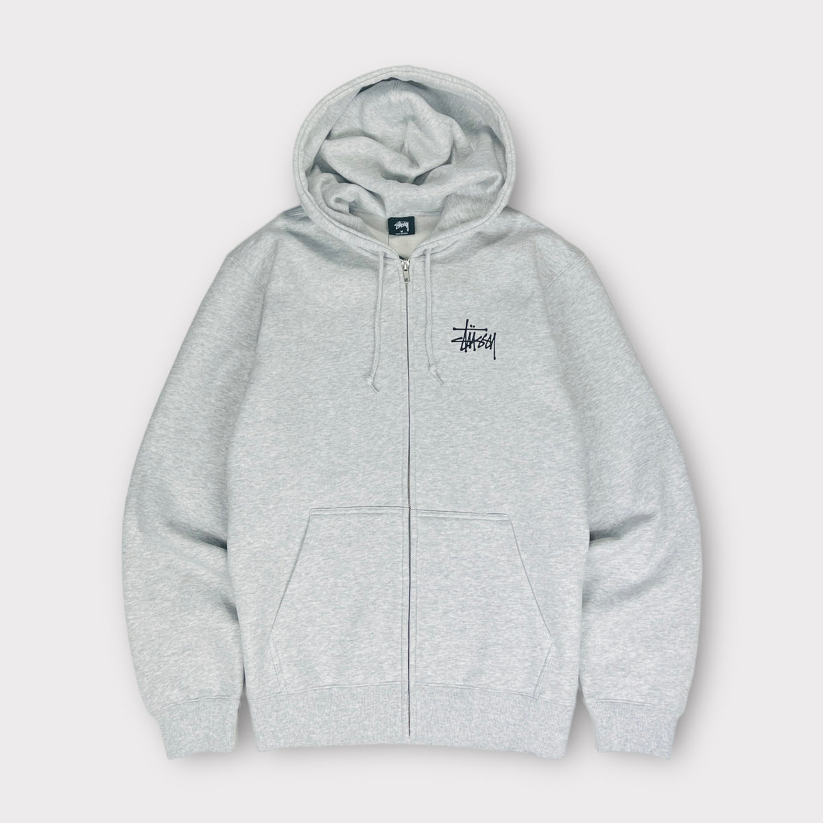 stussy 25ss BASIC STÜSSY ZIP HOODIE M Basic Stüssy Zip Hoodie Pigment Dyed – Grape | Sweats | Stüssy