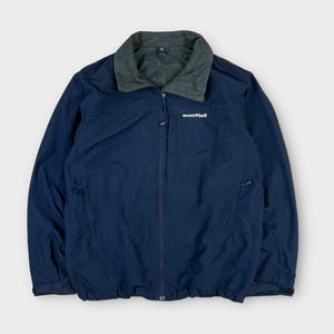 Mont Bell Fleece Lined Nylon Harrington Jacket | Large