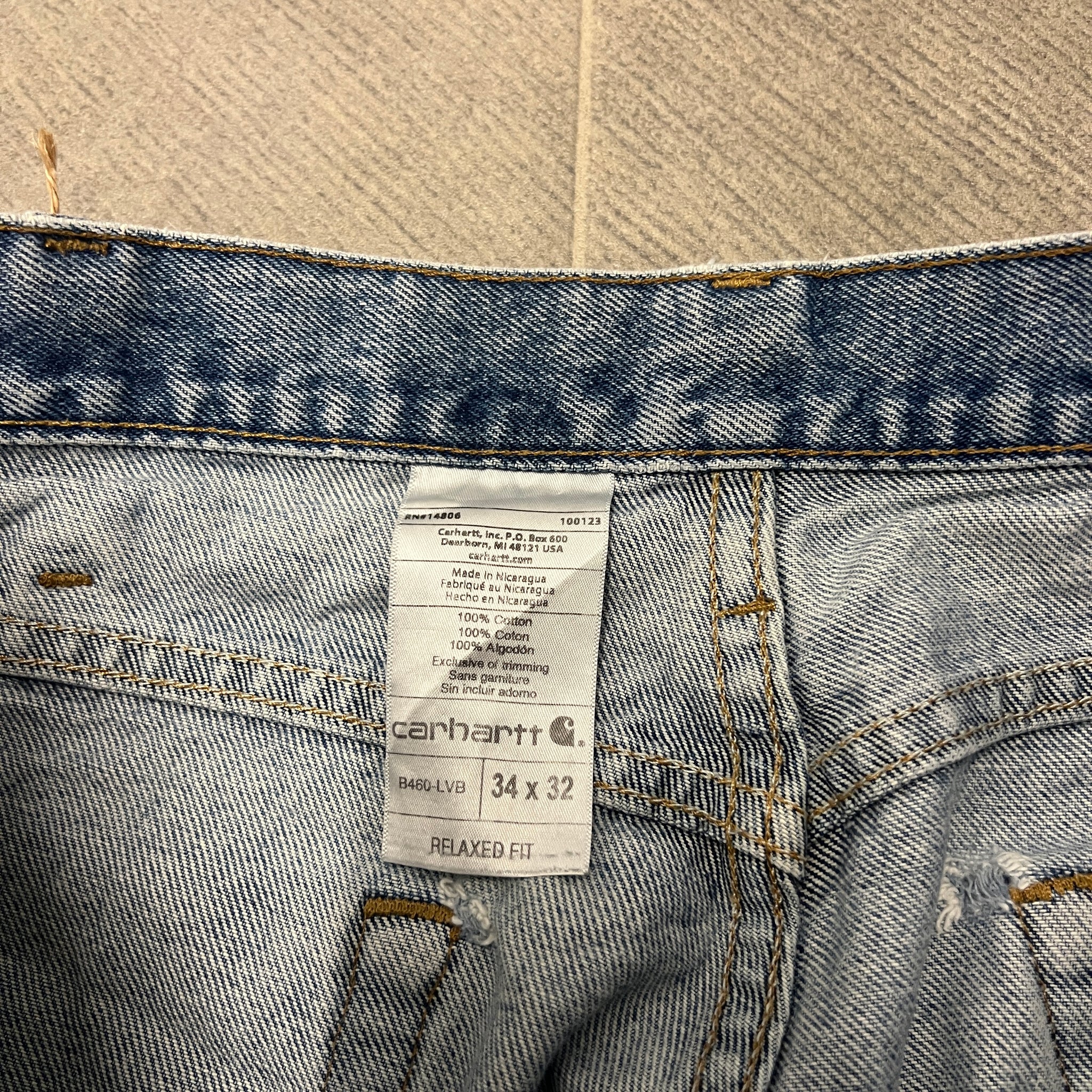 Carhartt Relaxed Fit Jeans W34 L32 Store44