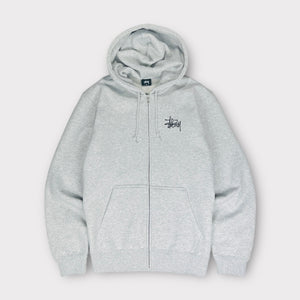 Stussy Basic Spellout Zip Up Hoodie | Multiple Sizes Available