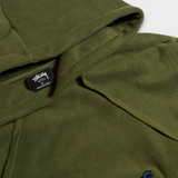 Stussy Fleece Embroidery Hoodie | Medium (Oversized)