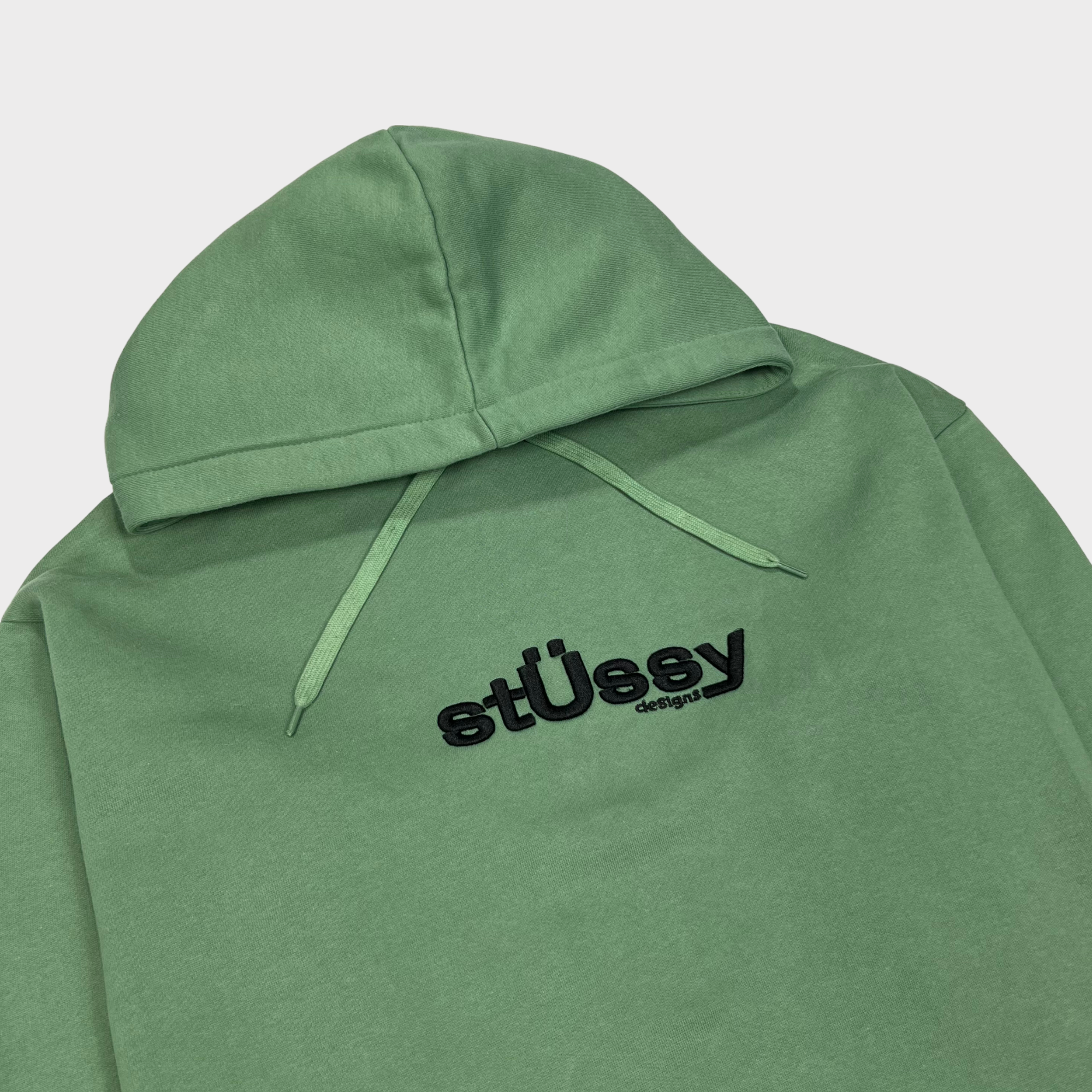 Stussy olive 2025 green hoodie